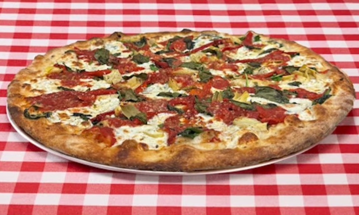 Tuscan Veggie Traditional Pizza