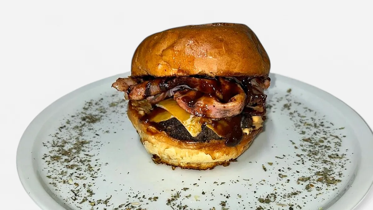 Bacon burger menü