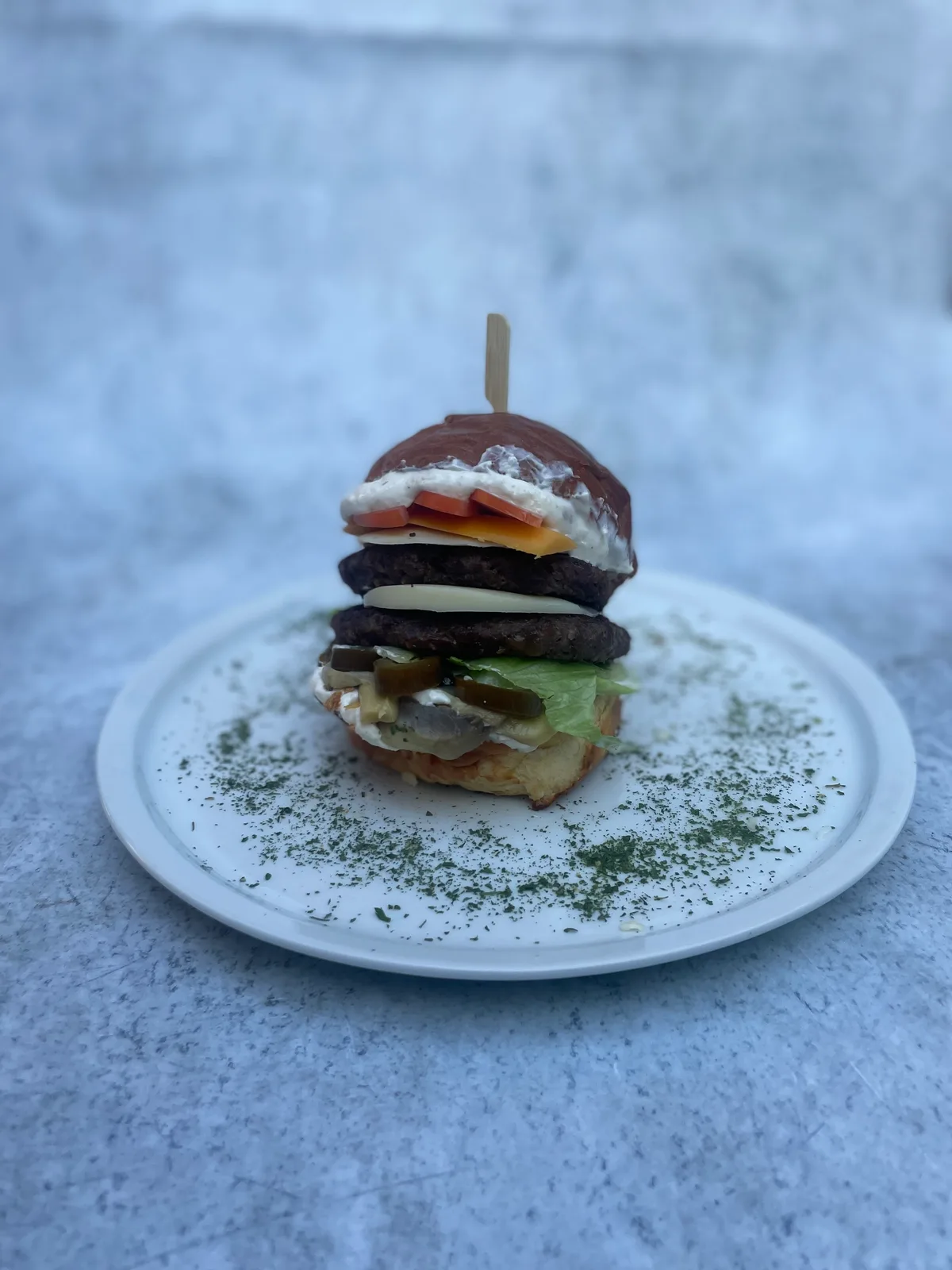 Hunter burger menü