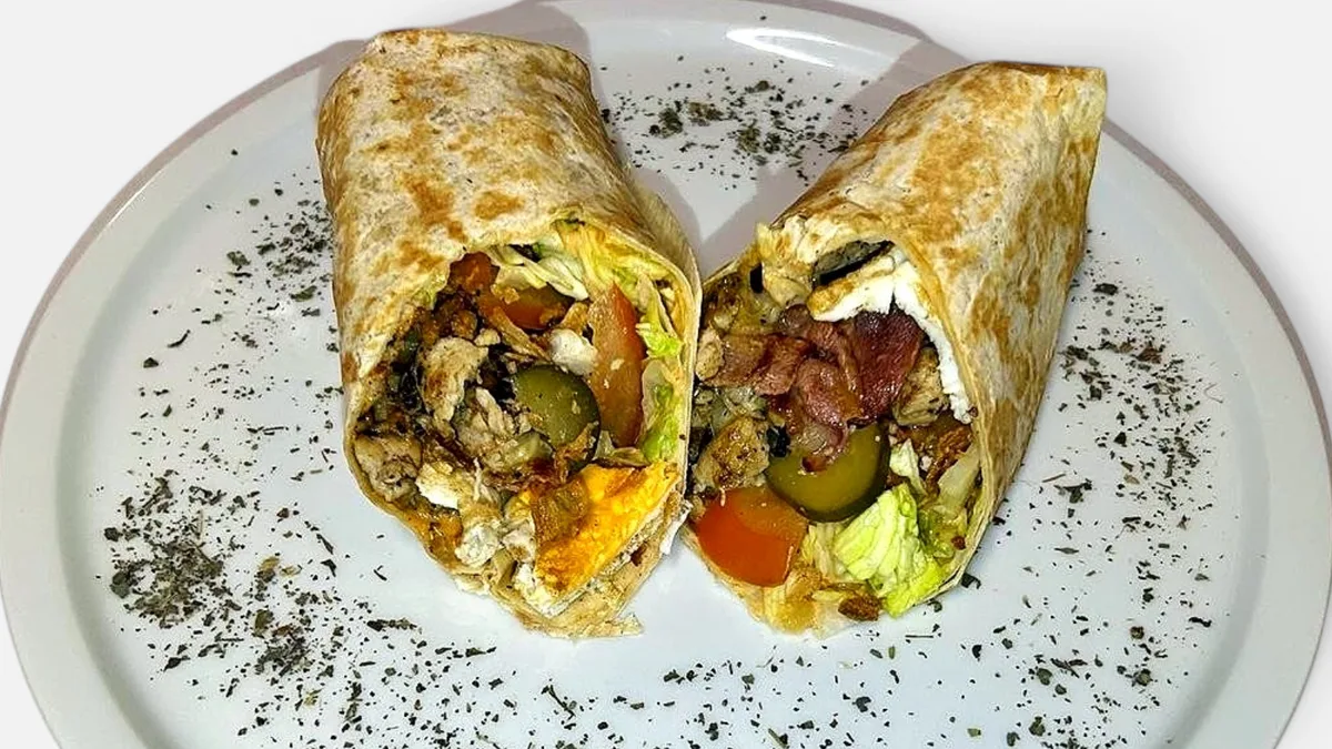 Royal Wrap menü
