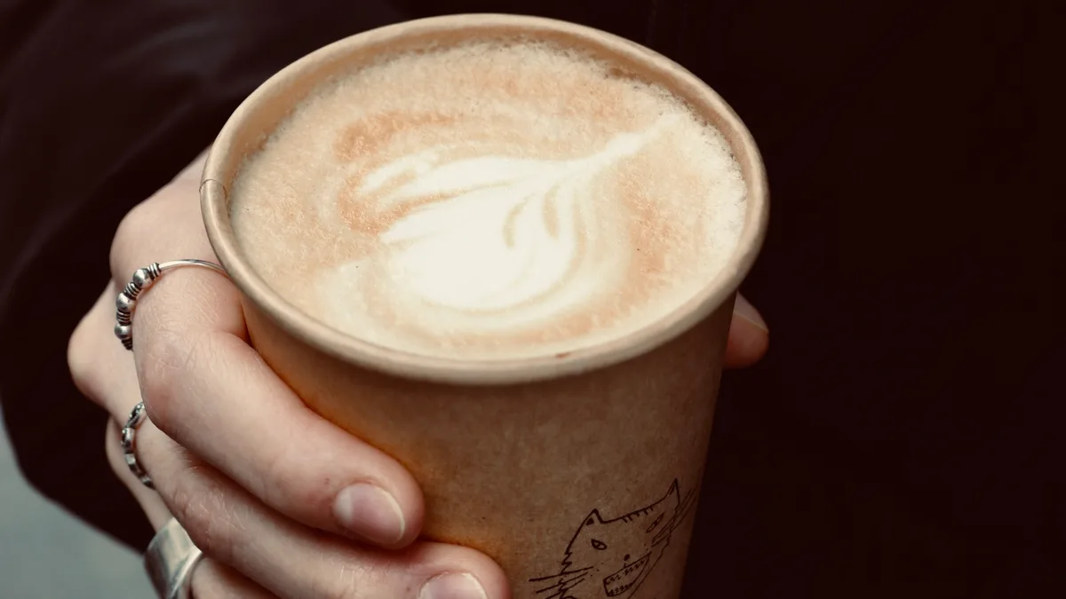 Cafe latte 3 dl növényi tejből