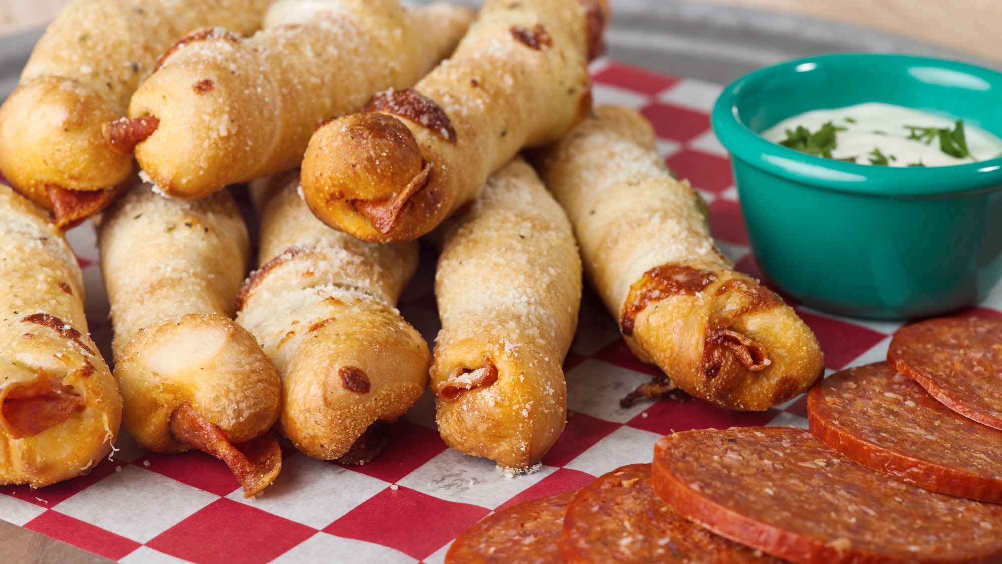 8 Pepperoni Rolls