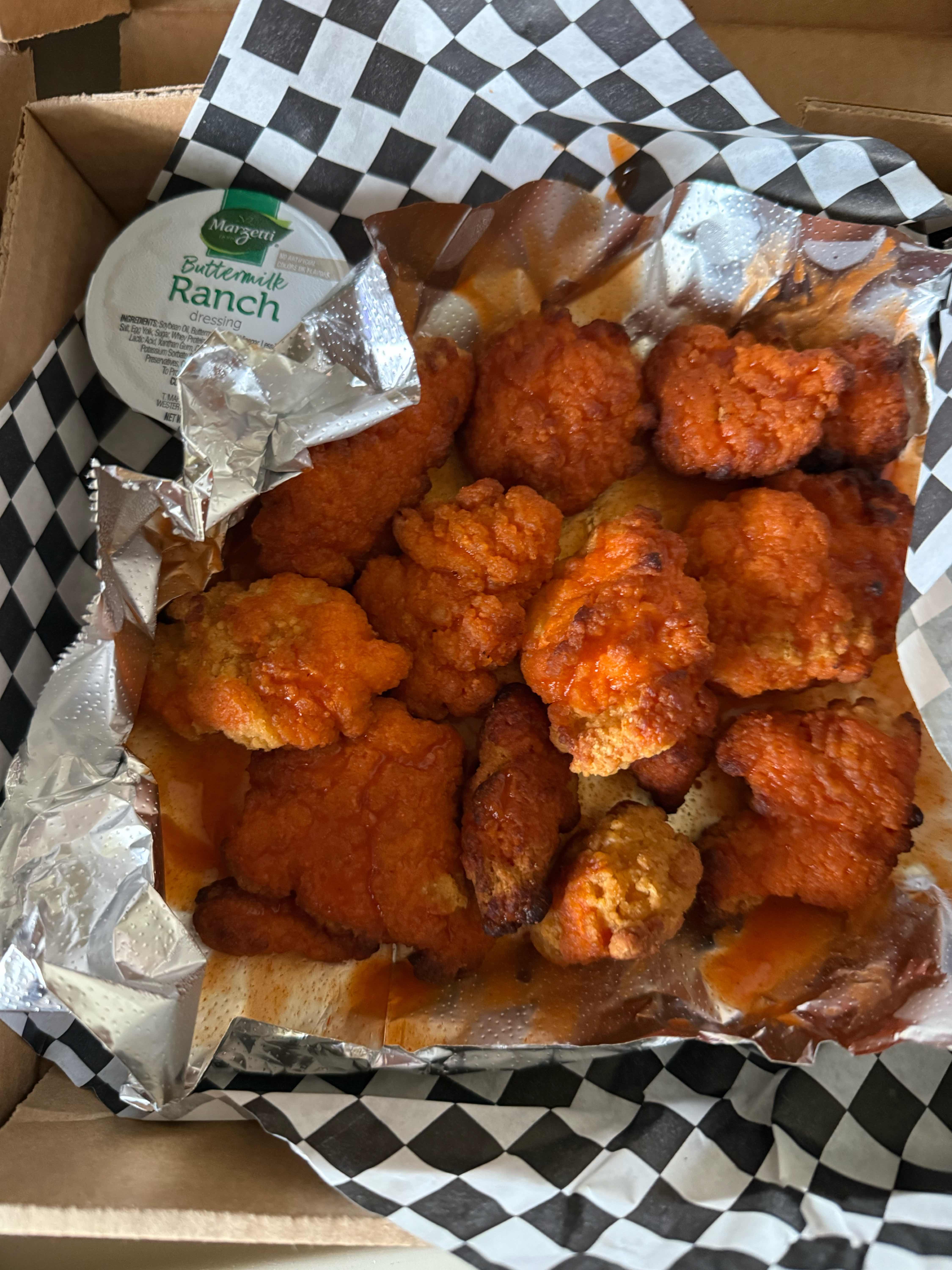 Half Pound Boneless Wings