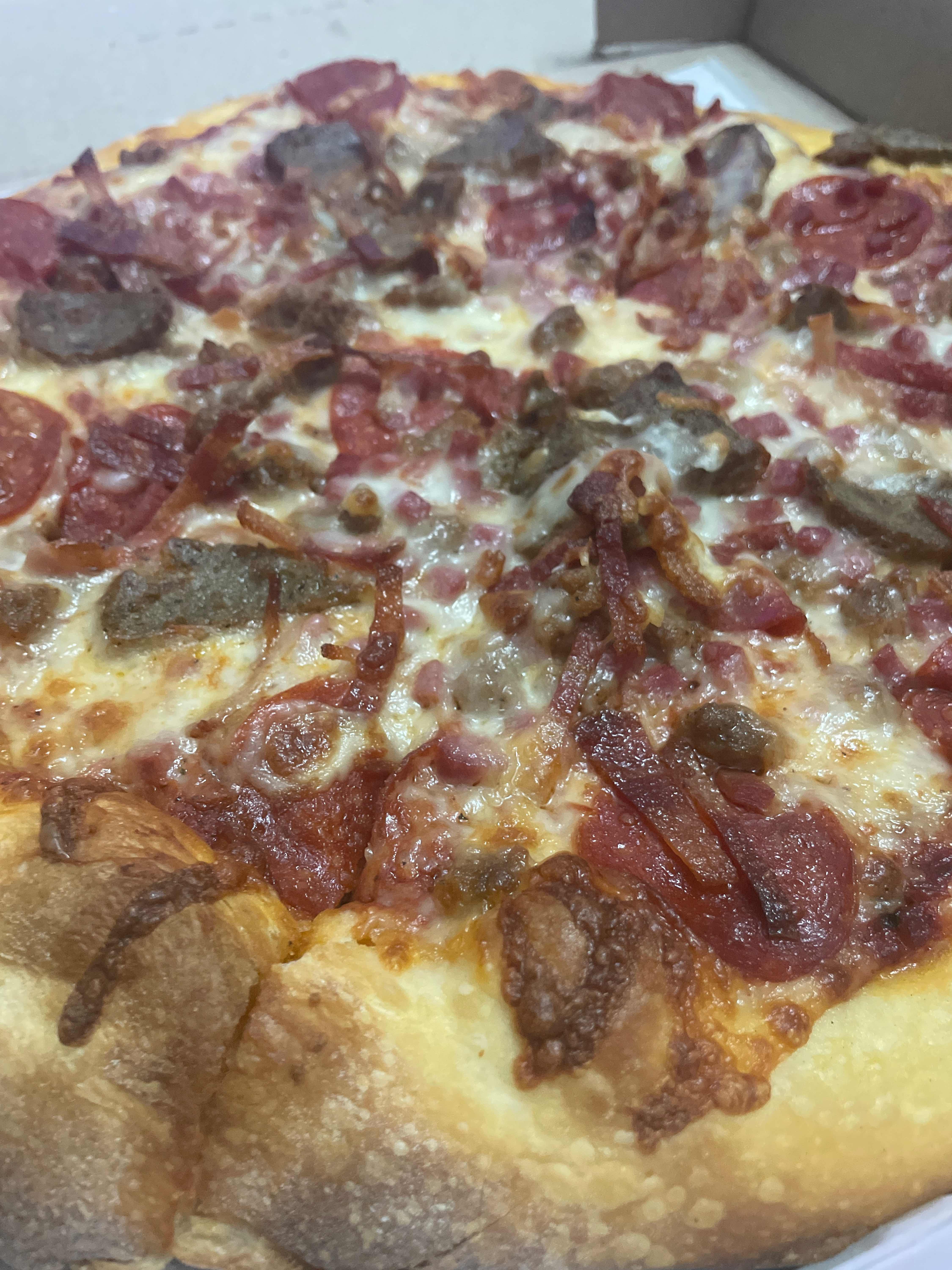 12'' bronx bomber/meat lover