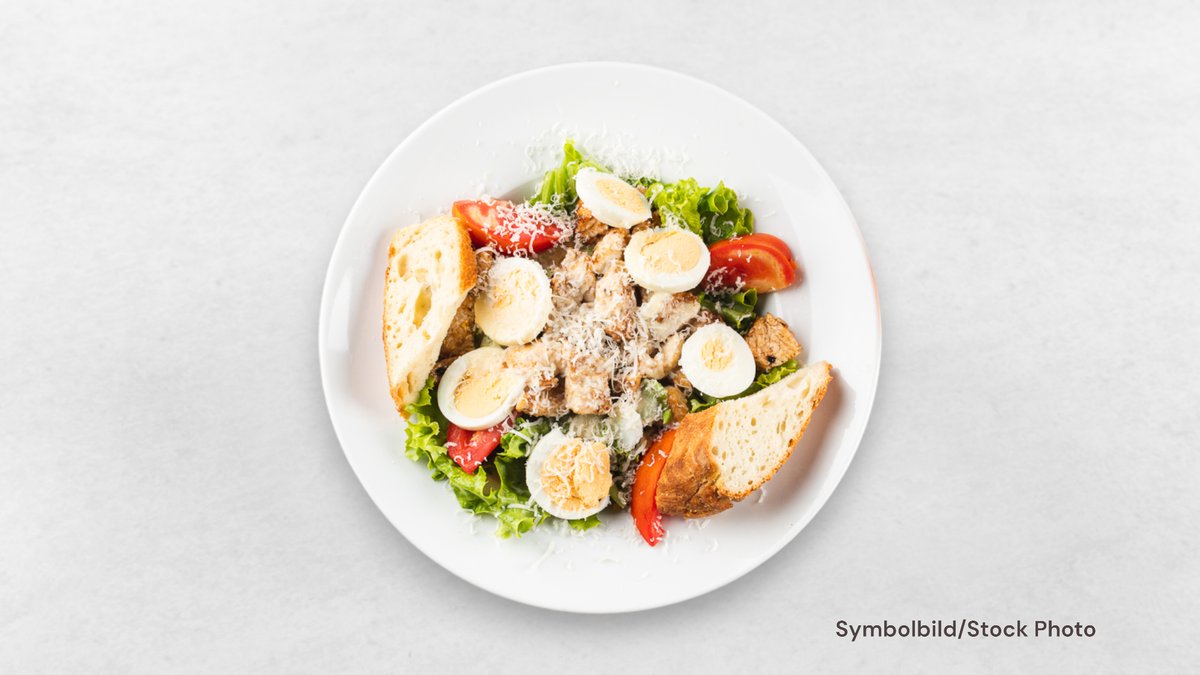 Caesar mit Hühnchen