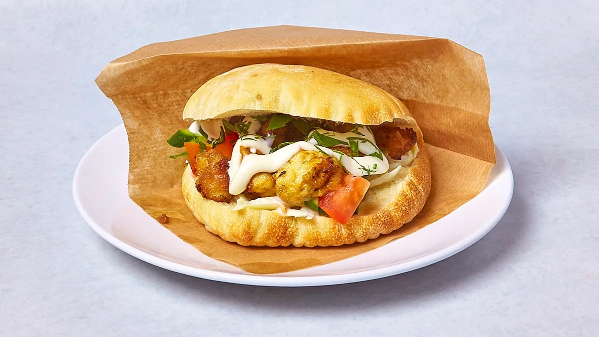 Pita med halloumiost