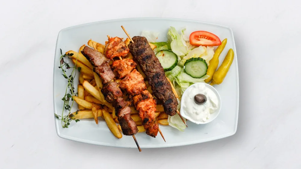 Souvlaki Mixtallrik