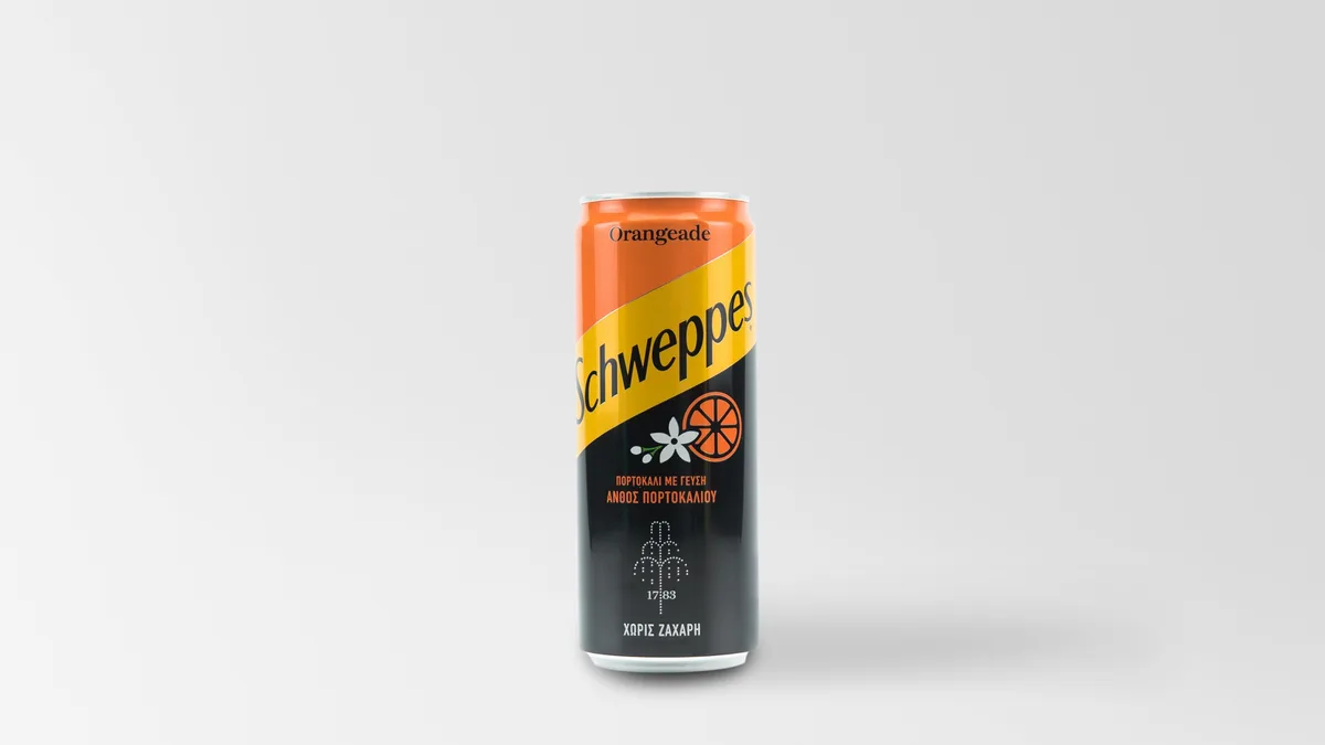 Schweppes Orangeade With A Hint Of Orange Blossom 0.33 l