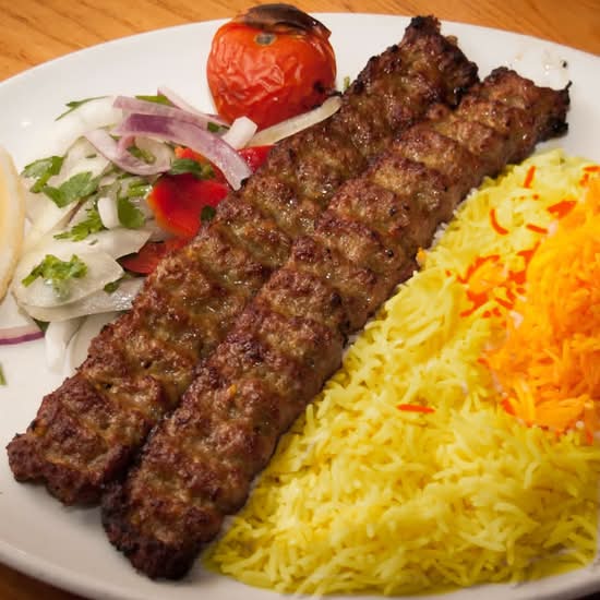 Chicken Kabab Over Rice