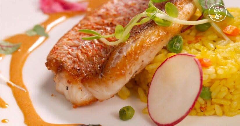 Fried Fish Over Rice