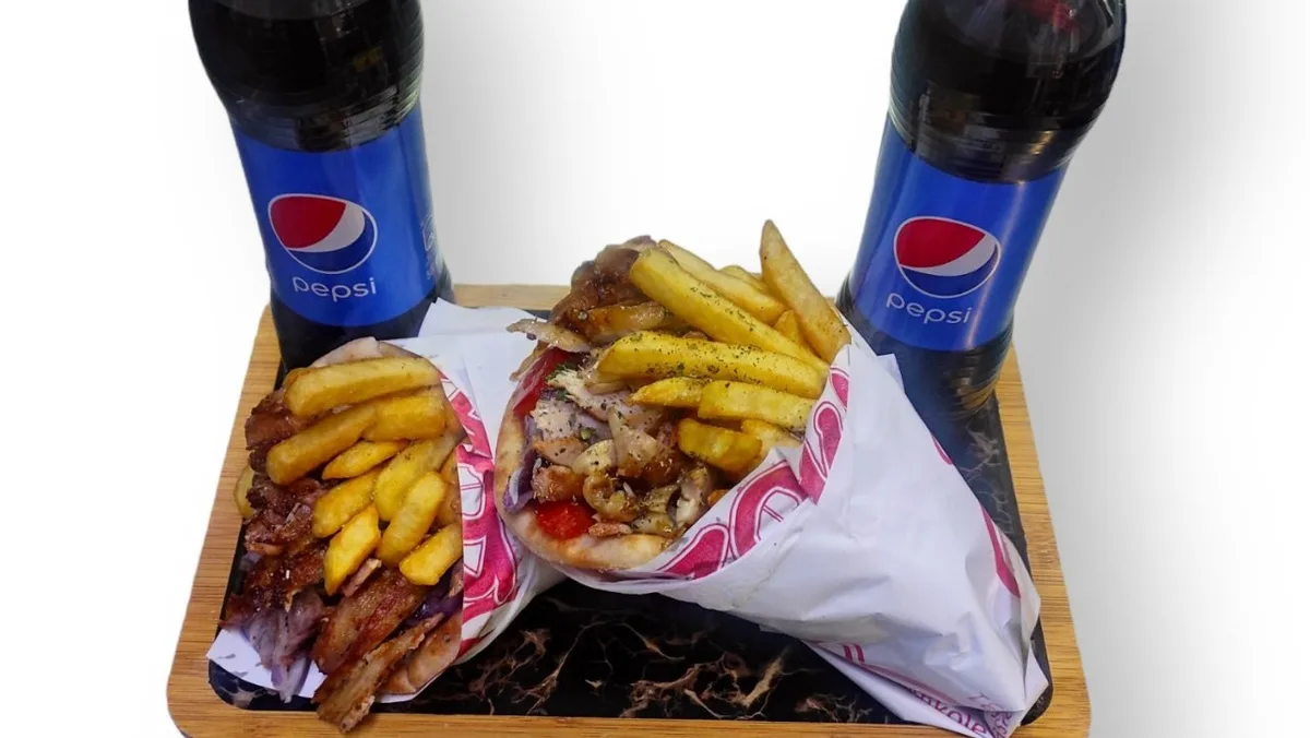 Kombo 2 gyrosa i 2 Pepsi 0.5l