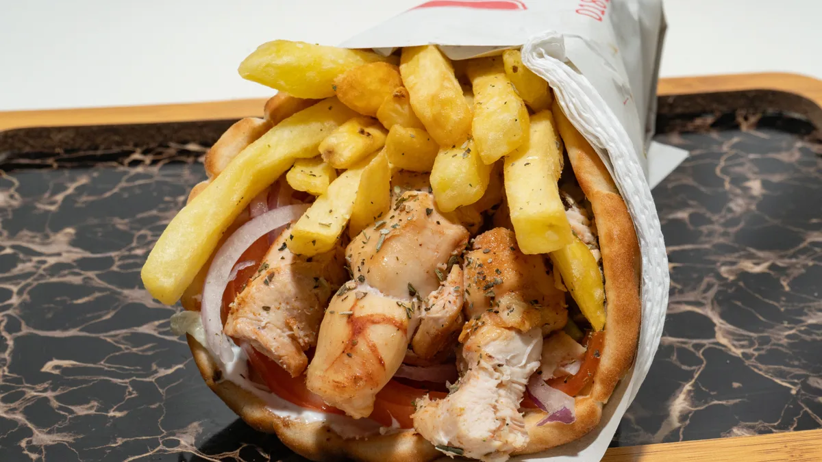 Suvlaki pileći pita