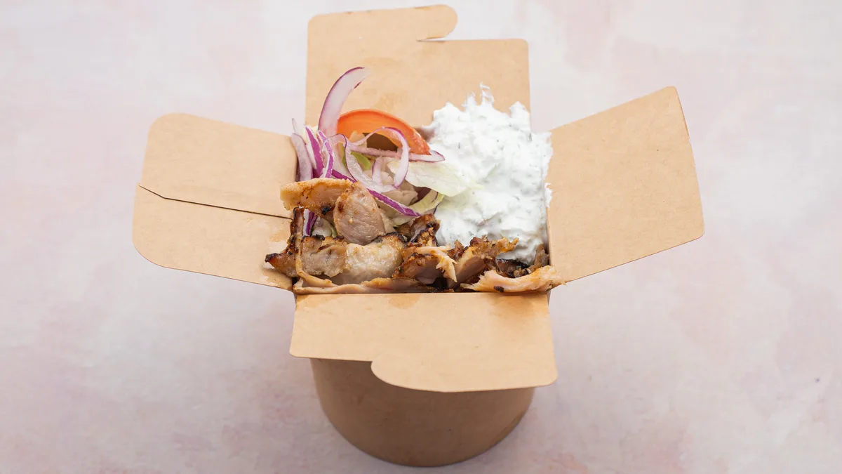 Giros box pileći