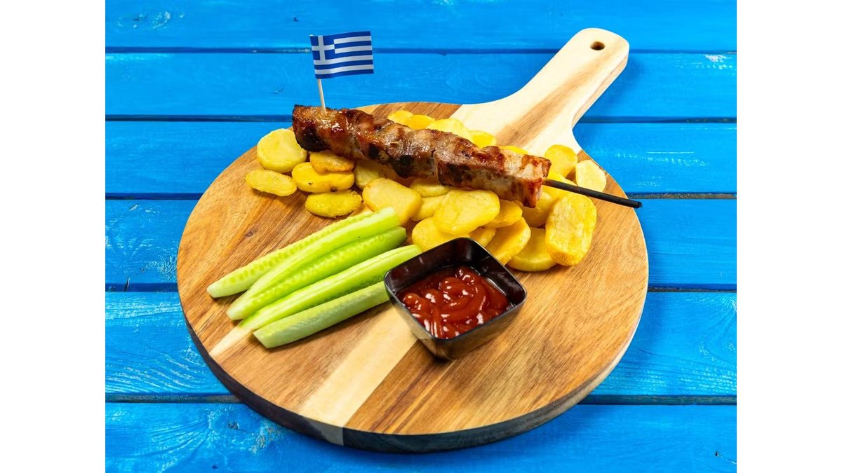 SOUVLAKI DE PORC