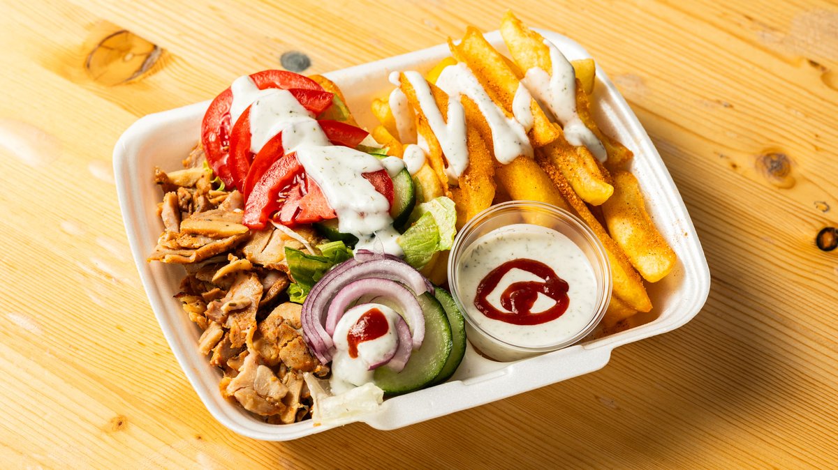 Görög gyros tál