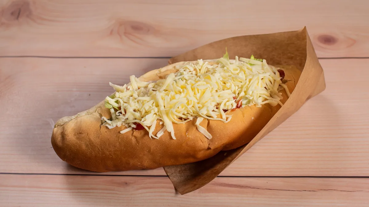 Óriás sajtos gyros ( óriás, 35cm, kb 550g )