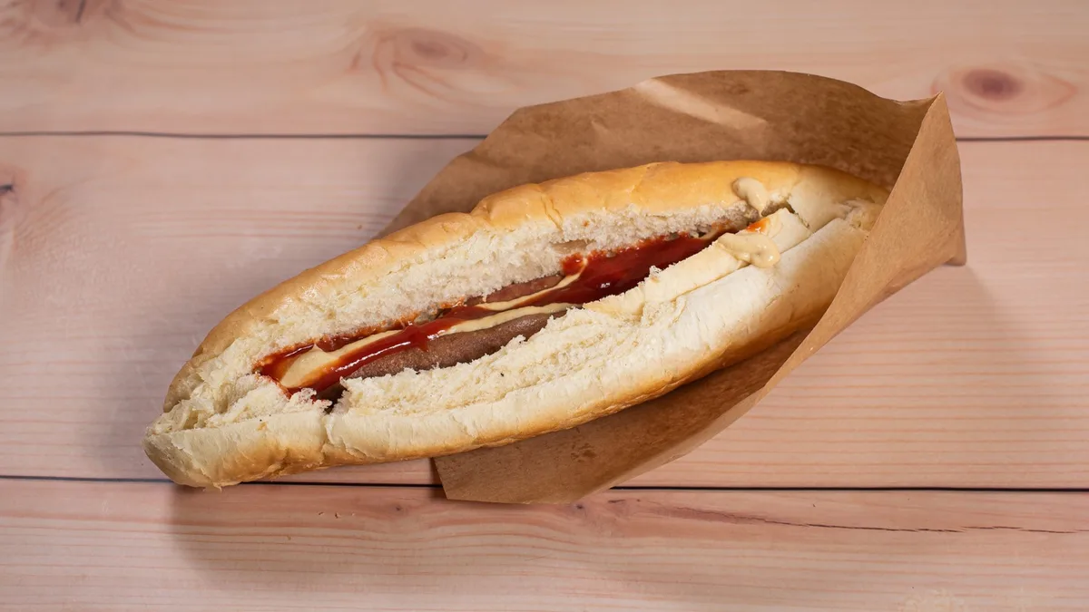 Sima hot-dog ( 30 cm kifliben )