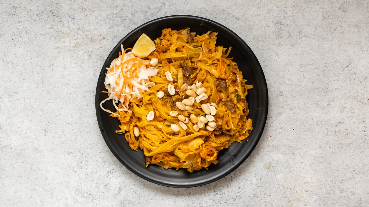 Pad thai marhával-pad thai bo