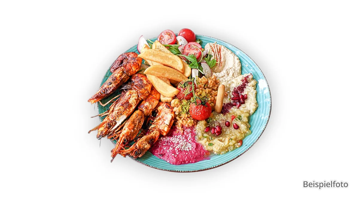 126. Gegrillte Garnelen