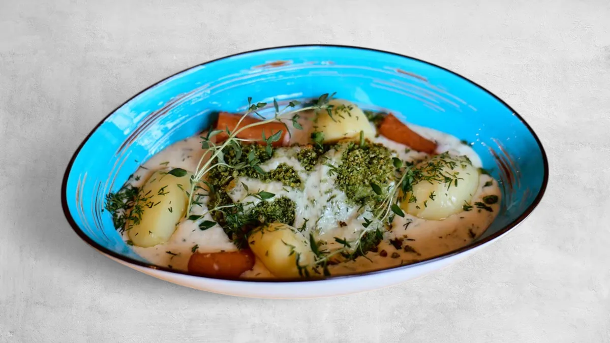 Baked cod