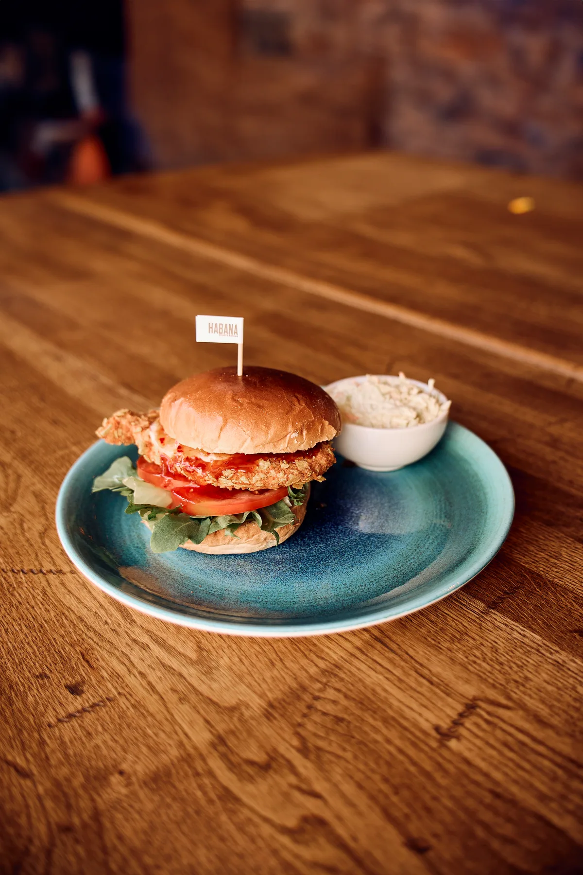 Chicken nachos burger