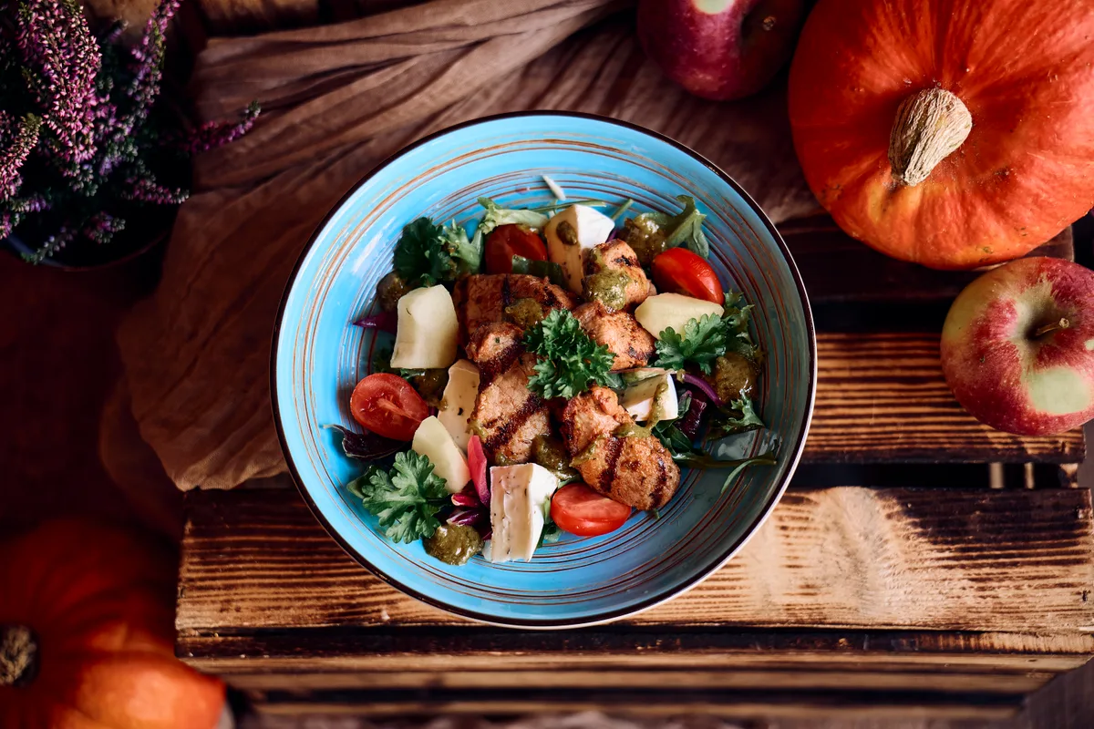 Grilled Pork Tenderloin Salad