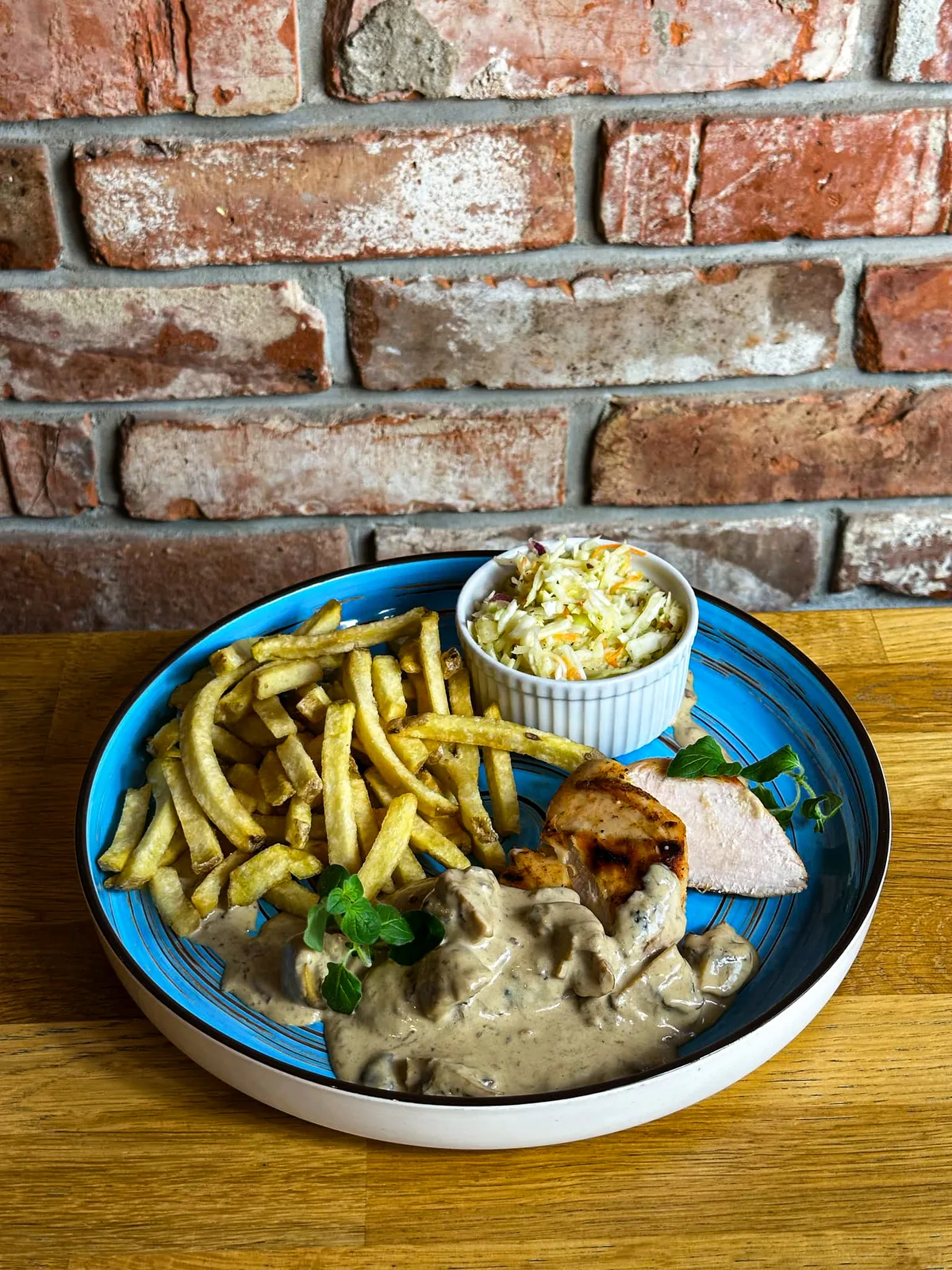 Mushroom grilled chicken