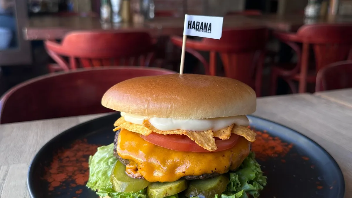 Nachos burger