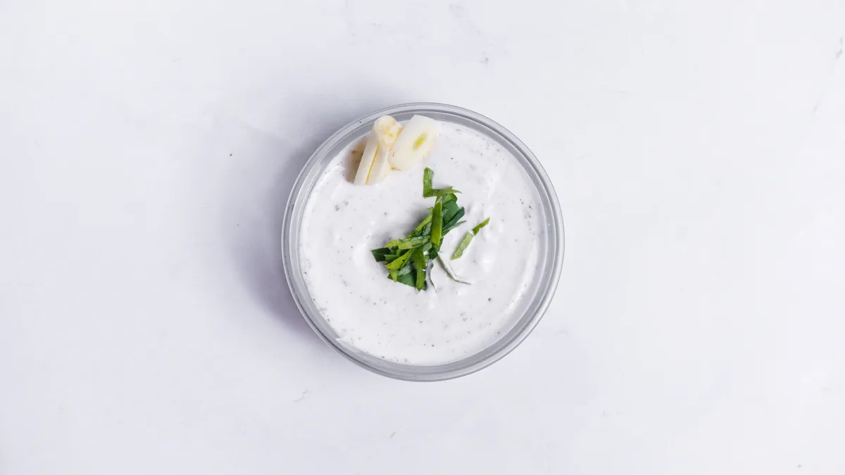 Cesnakový dressing