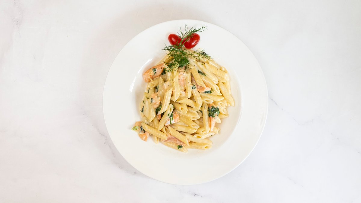 Penne s lososom