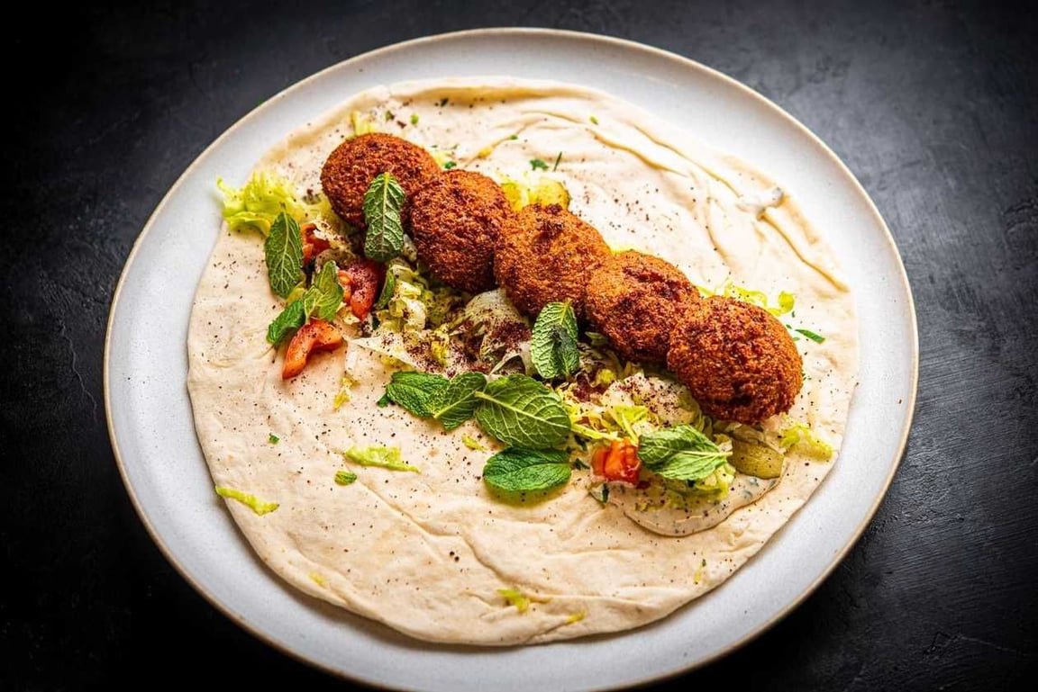 Falafel wrap