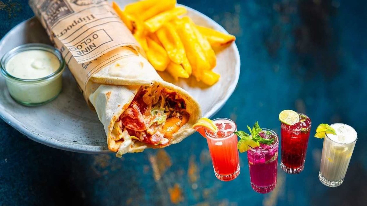 Shawarma classic + mocktel