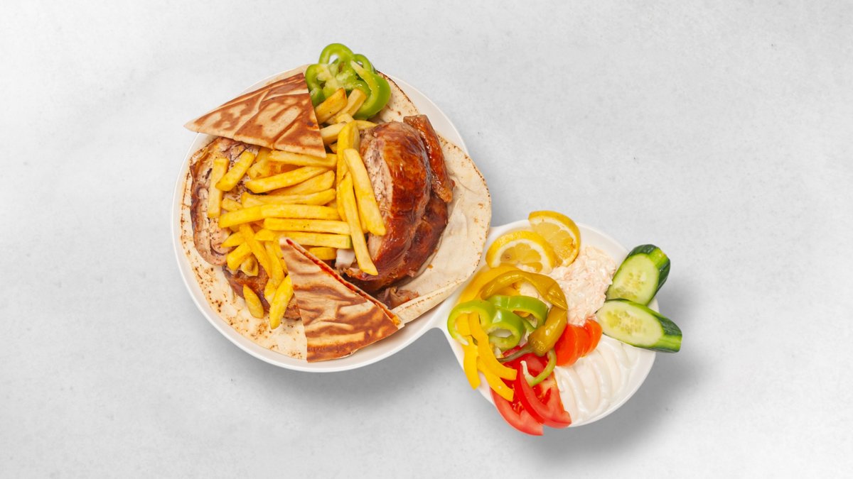 Halbes Gegrilltes Huhn