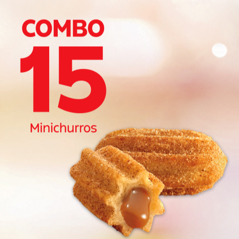 15 Minichurros de Doce de Leite