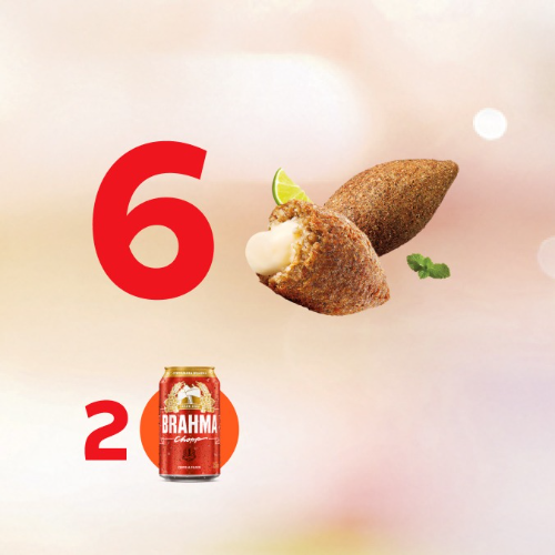6 Minikibes + 2 Cervejas Lata