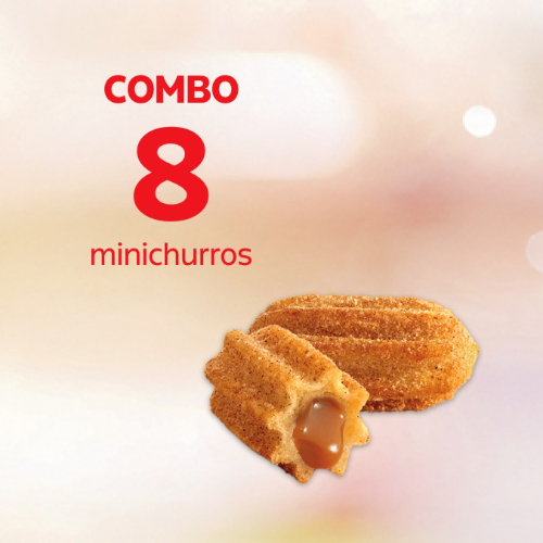 8 Minichurros de Doce de Leite