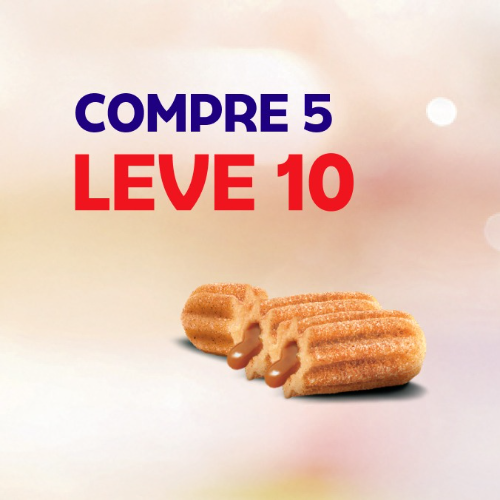 Compre 5 Leve 10 Minichurros Doce Leite