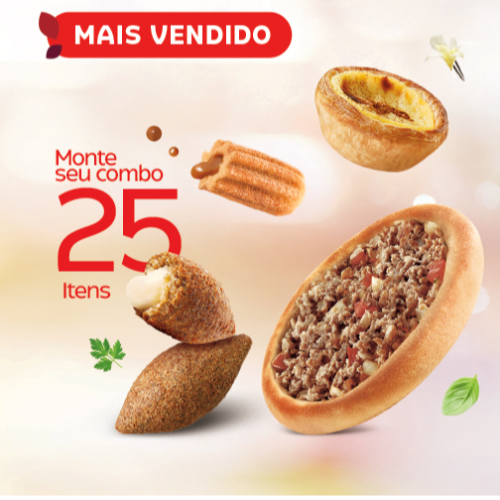 Escolha 25 Itens Variados