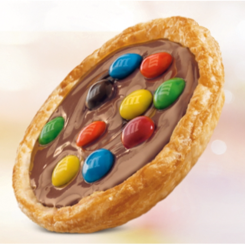 Esfiha de Chocolate com Mandms