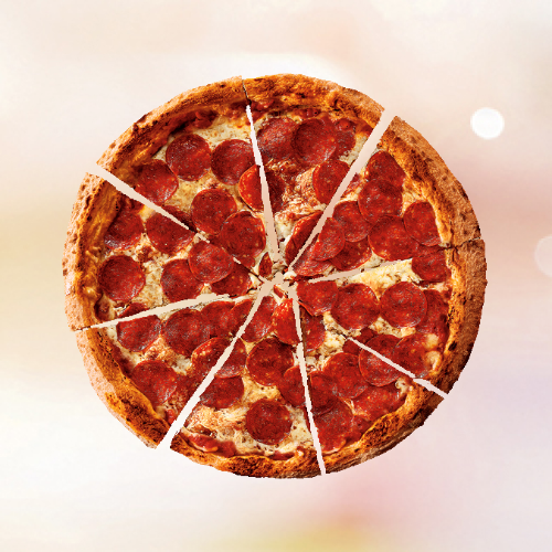 Pizza de Mussarela com Pepperoni
