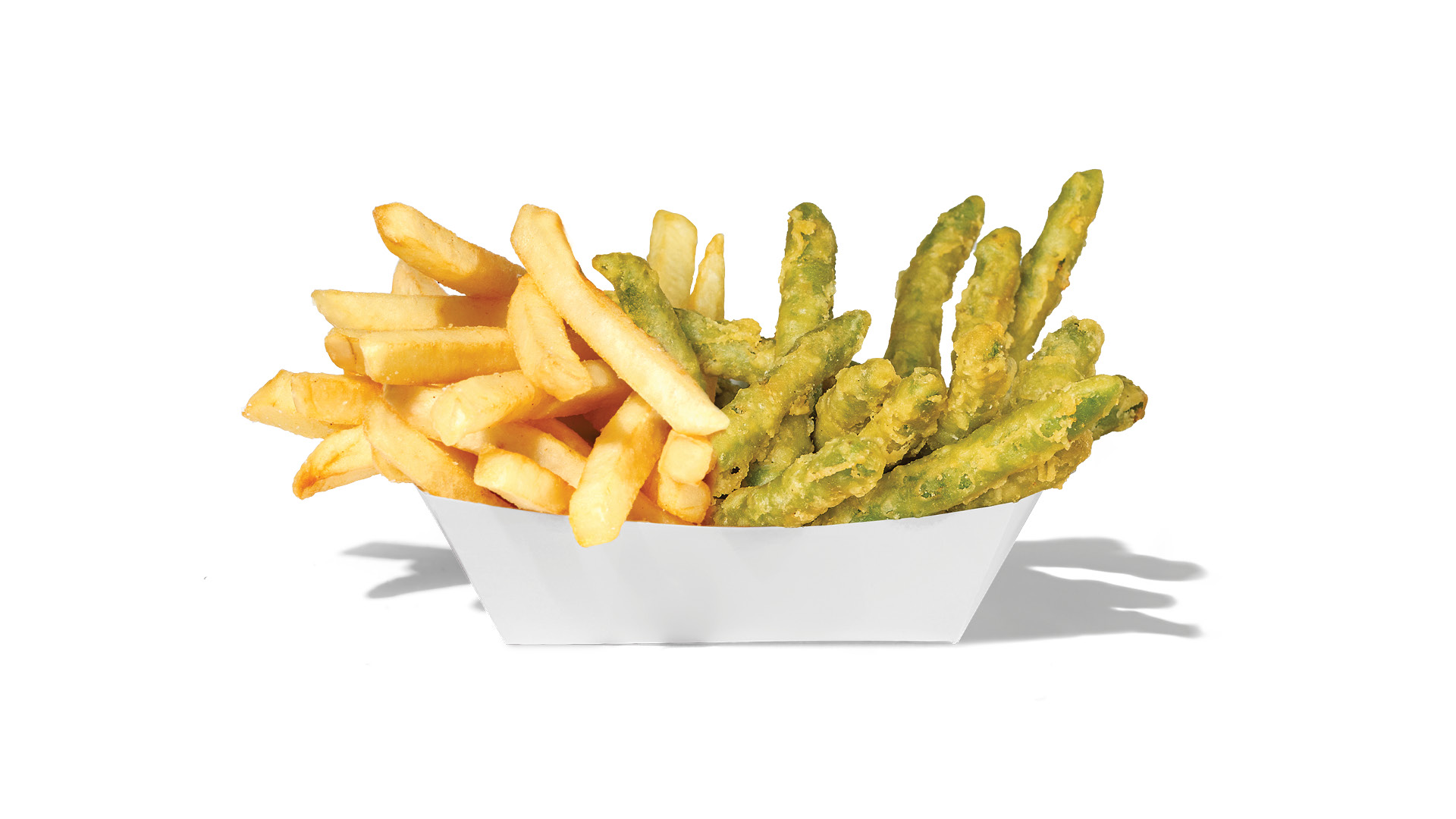 Tempura Green Beans and Fries