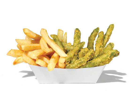 Tempura Green Beans and Fries