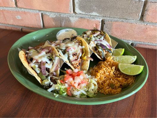 Three Fresh Tacos