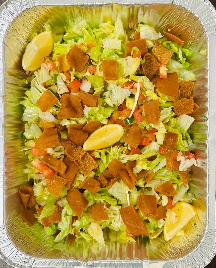 Half tray fattoush