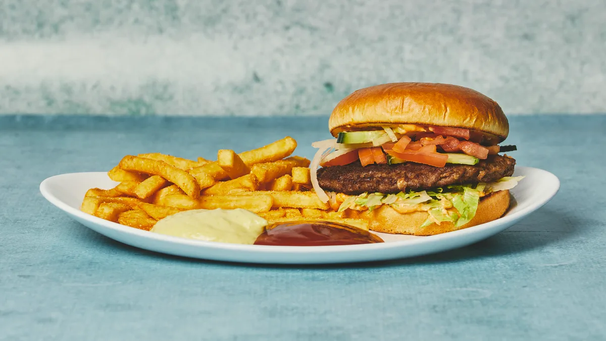 Classic burger menu