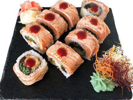 Sake shrimp roll