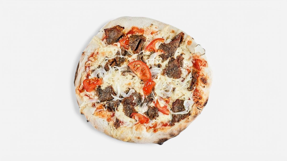 Haki Döner pizza (teľací kebap) 50cm