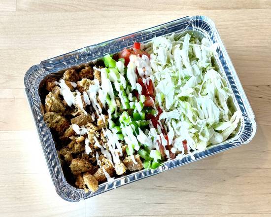 #4 FALAFEL RICE PLATTER (VEGETARIAN)