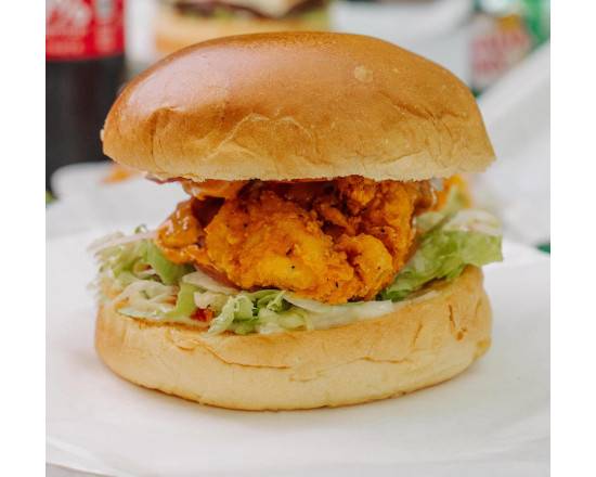 Crispy spicy chicken sandwich combo