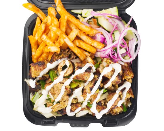 Kofta Platter Over Rice